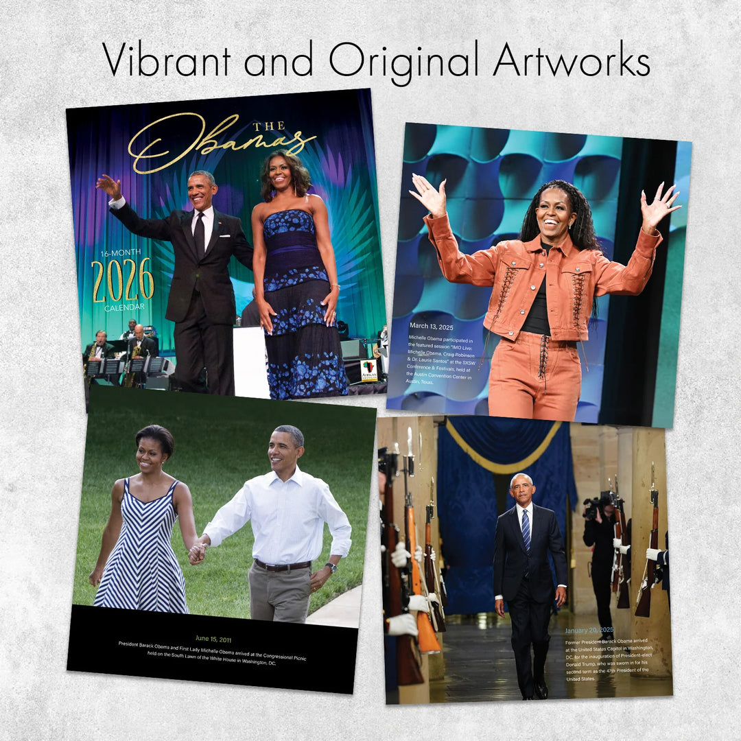 The Obama Legacy: 2026 Black History Commemorative Wall Calendar