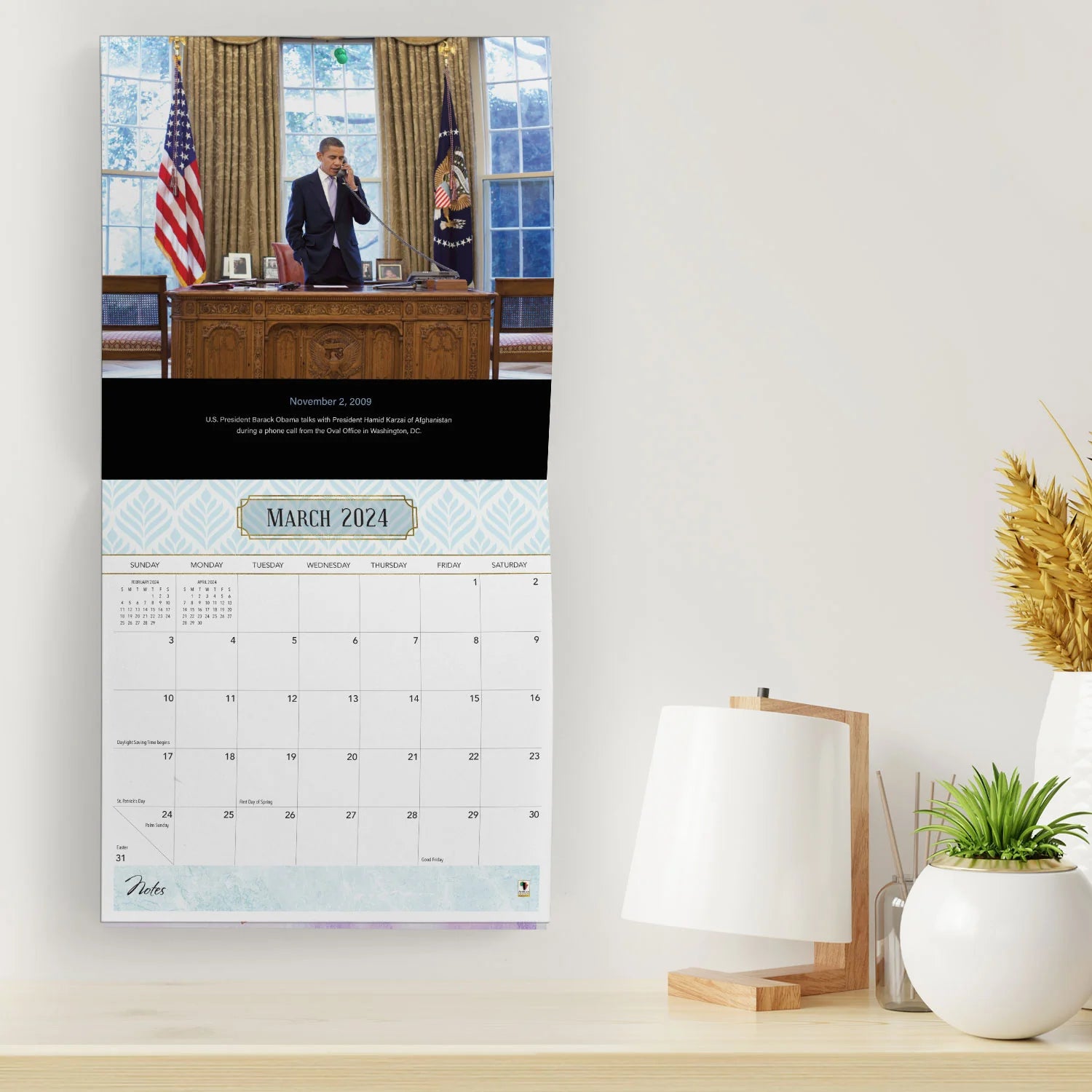 4 of 4: The Obama Legacy: 2024 Black History Commemorative Wall Calendar (Lifestyle)