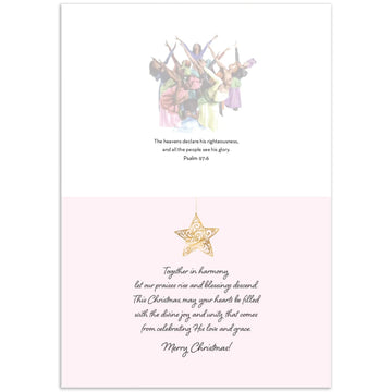 Together in Harmony: African American Christmas Card Box Set (Interior)