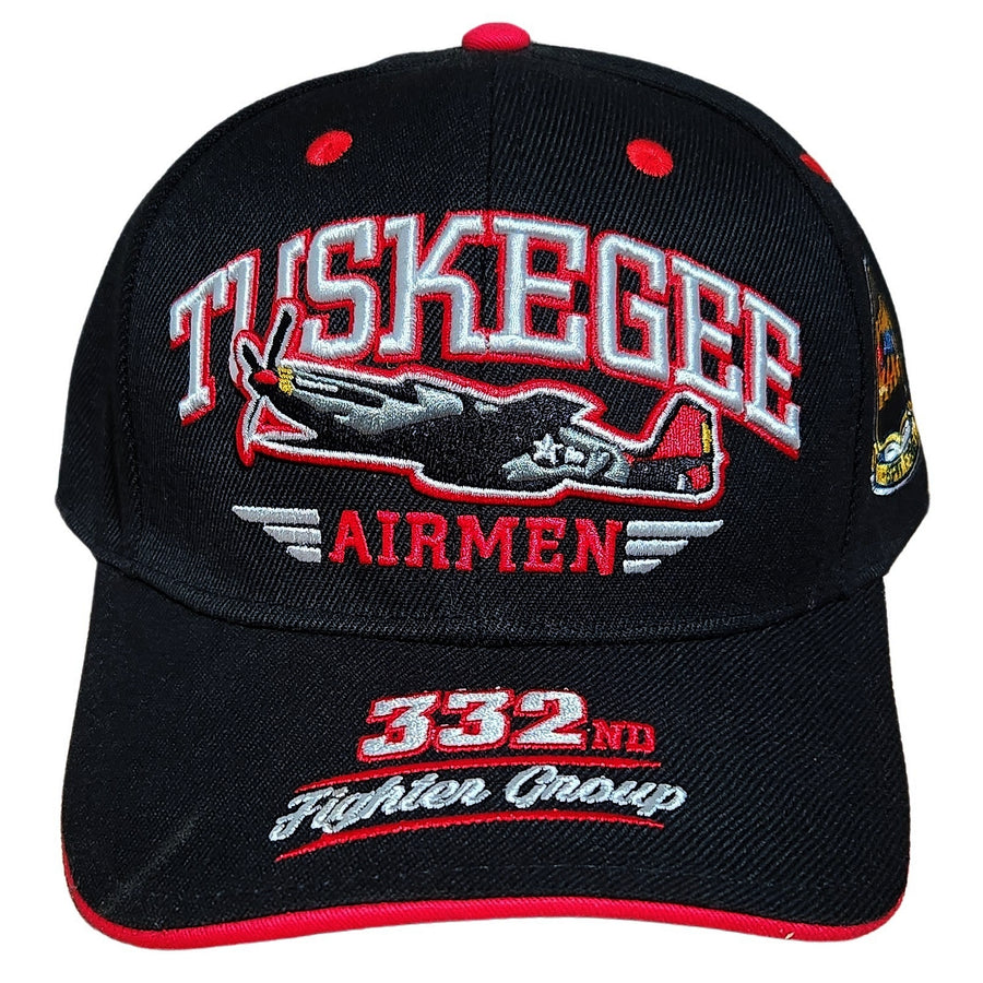 Tuskegee Airmen 332nd Fighter Group Embroidered Baseball Cap (Main)