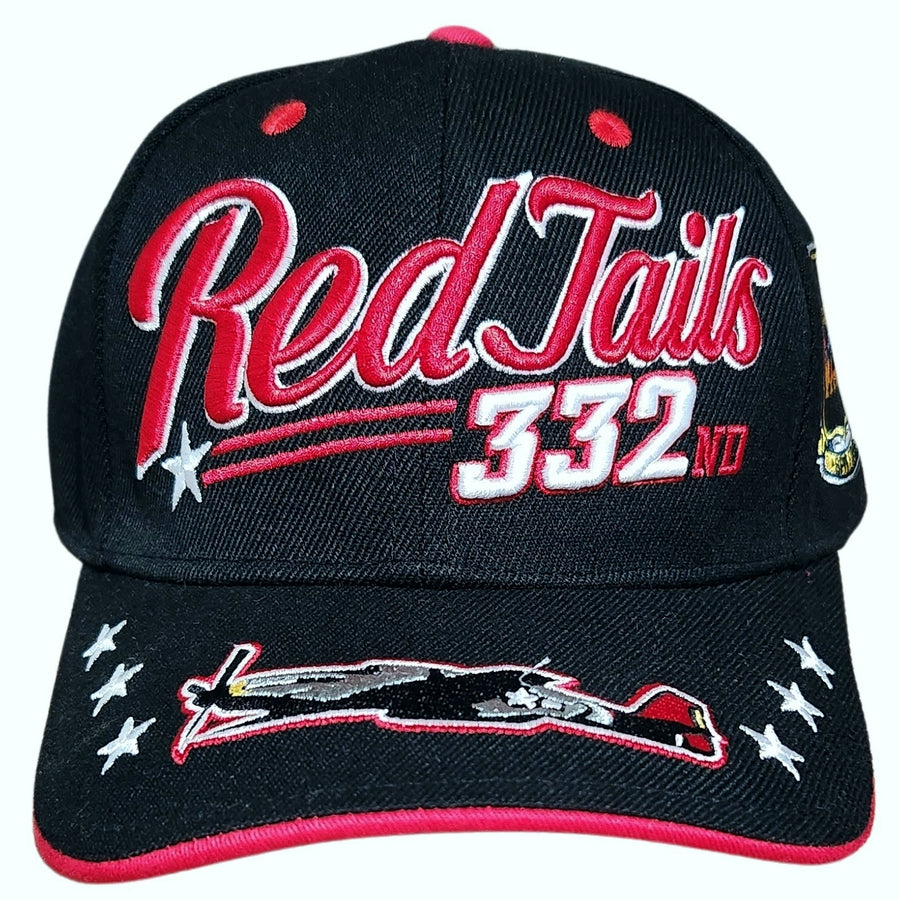 Tuskegee Airmen Red Tails Embroidered Baseball Cap (Main)
