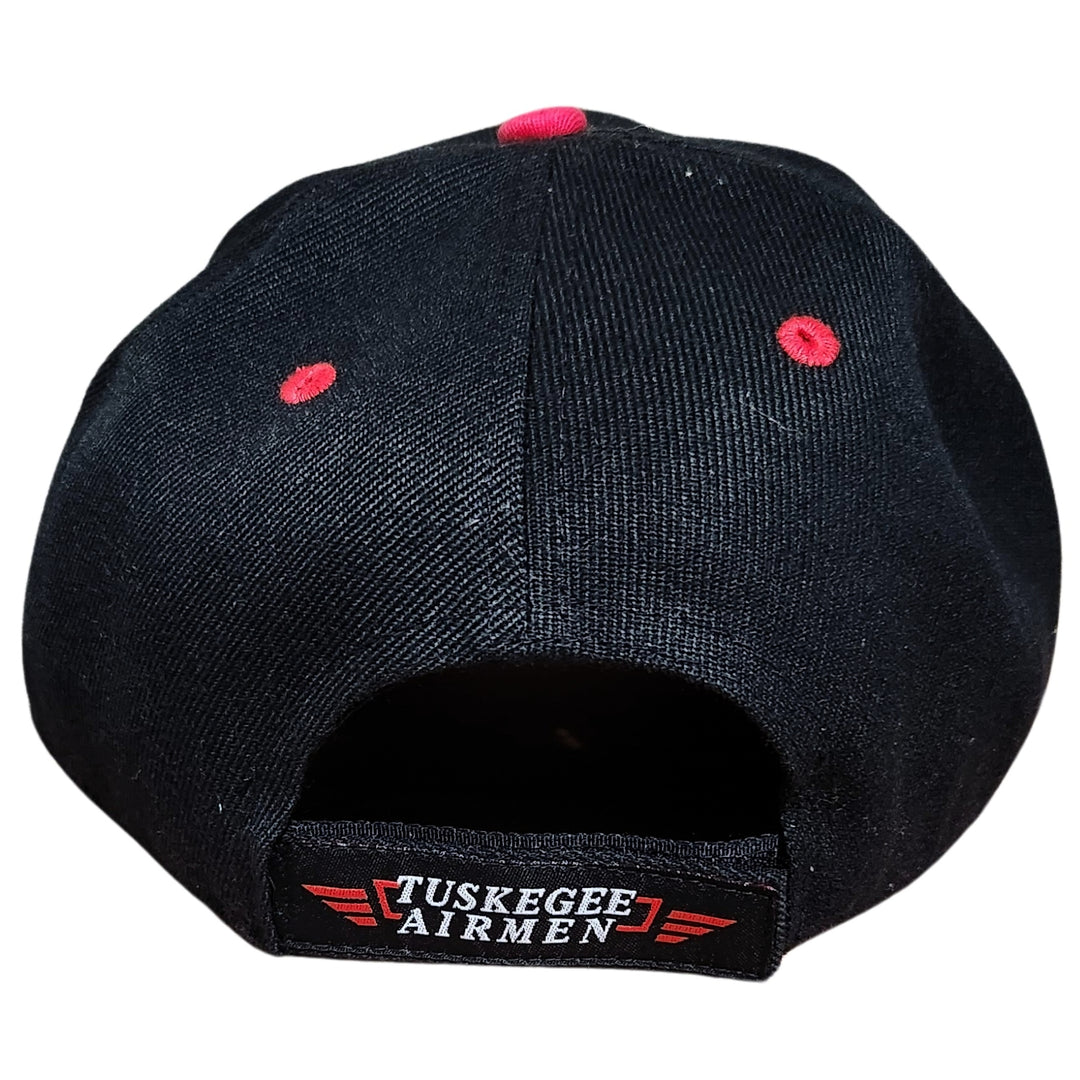Tuskegee Airmen Red Tails Embroidered Baseball Cap (Rear)