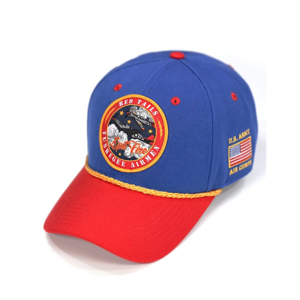 Tuskegee Airmen Spit Fire Baseball Cap by Big Boy Headgear (Main)