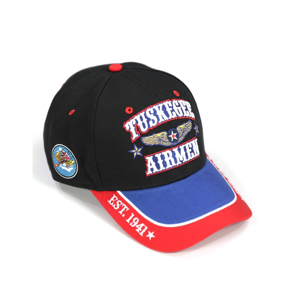 Tuskegee Airmen Squadron Patch Embroidered Baseball Cap (Main 2)