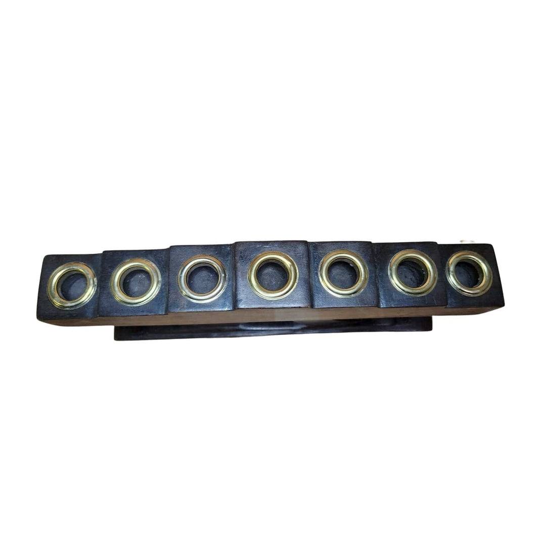 Twin Pillars Kwanzaa Kinara Set (Brown)