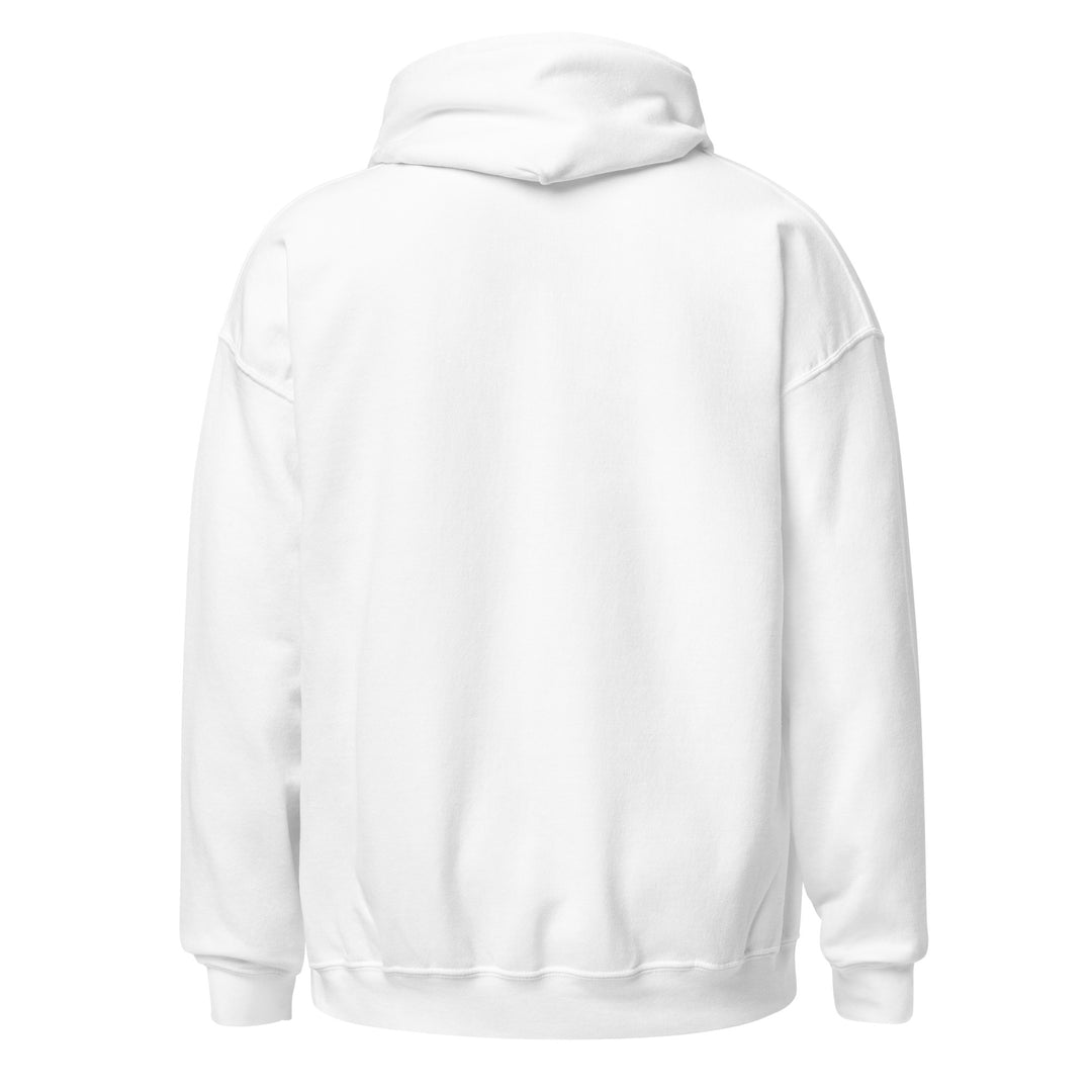 Fatherhood Virtues Unisex Hooded Sweatshirt (White, Rear)