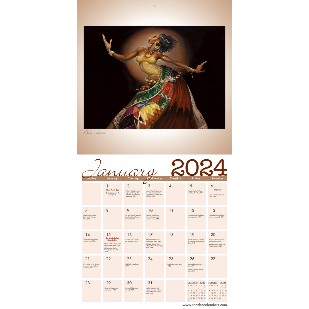 Urbanisms: The Art of Frank Morrison 2024 African American Wall Calendar (Inside)