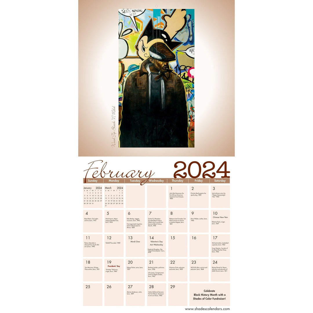 Urbanisms: The Art of Frank Morrison 2024 African American Wall Calendar (Inside)