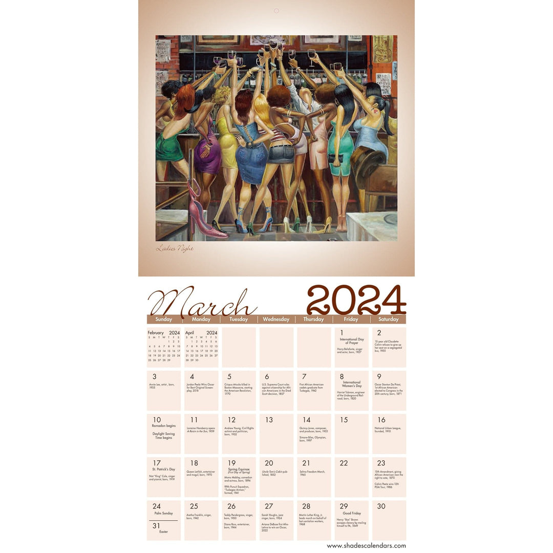 Urbanisms: The Art of Frank Morrison 2024 African American Wall Calendar (Inside)