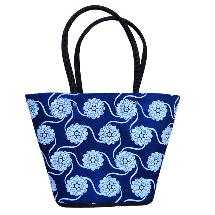Vea: Authentic African Malagasy Tote Bag