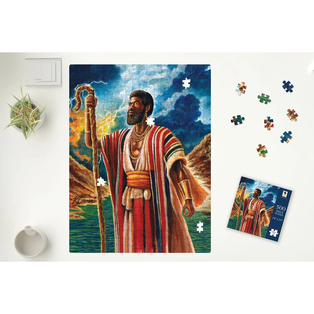 Walking by Faith (Moses) Jigsaw Puzzle by Keith Conner (Lifestyle)