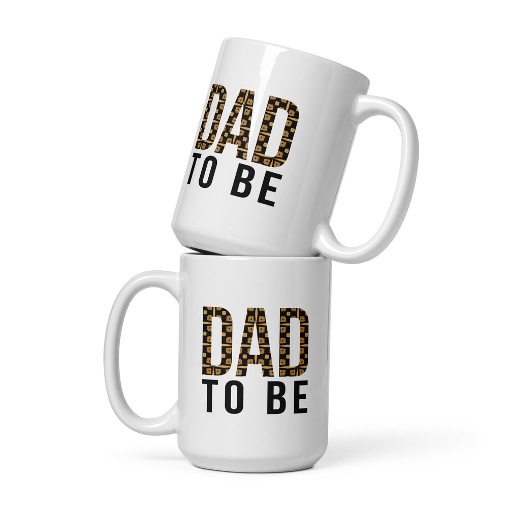 Dad to Be Glossy Ceramic Coffe/Tea Mug (15 Ounce, White, Main)