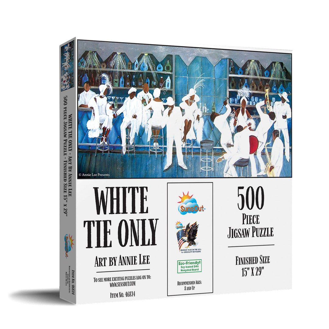 White Tie Only by Annie Lee: African American Jigsaw Puzzle