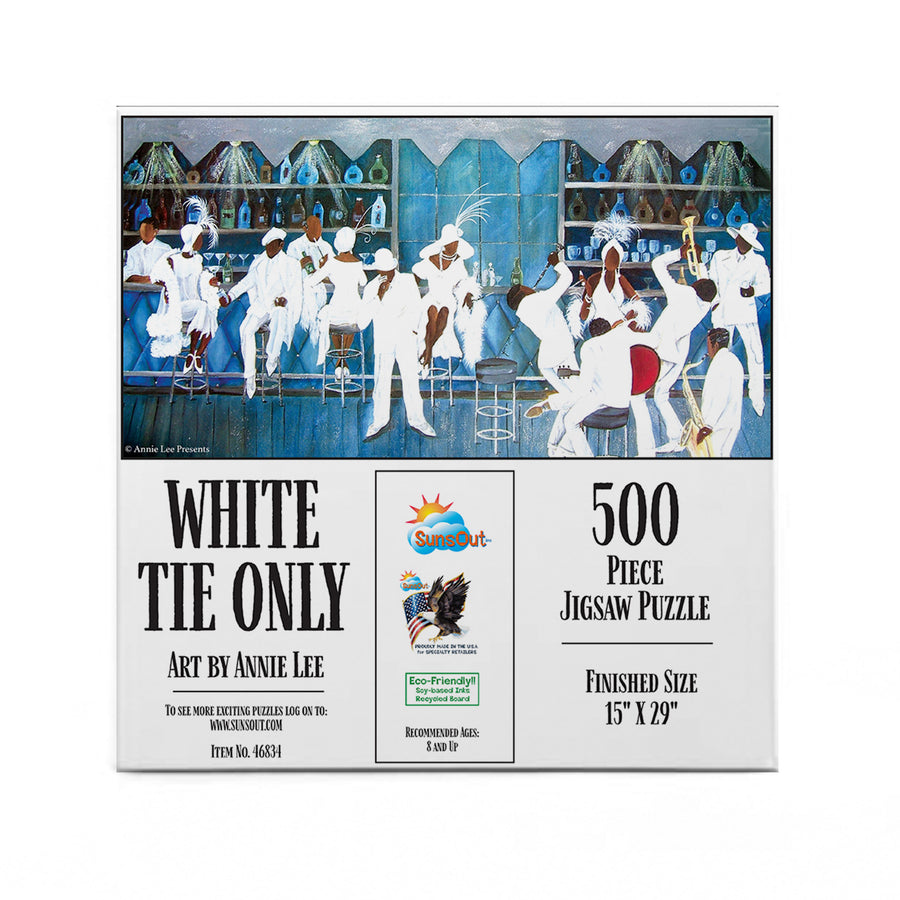 White Tie Only by Annie Lee: African American Jigsaw Puzzle