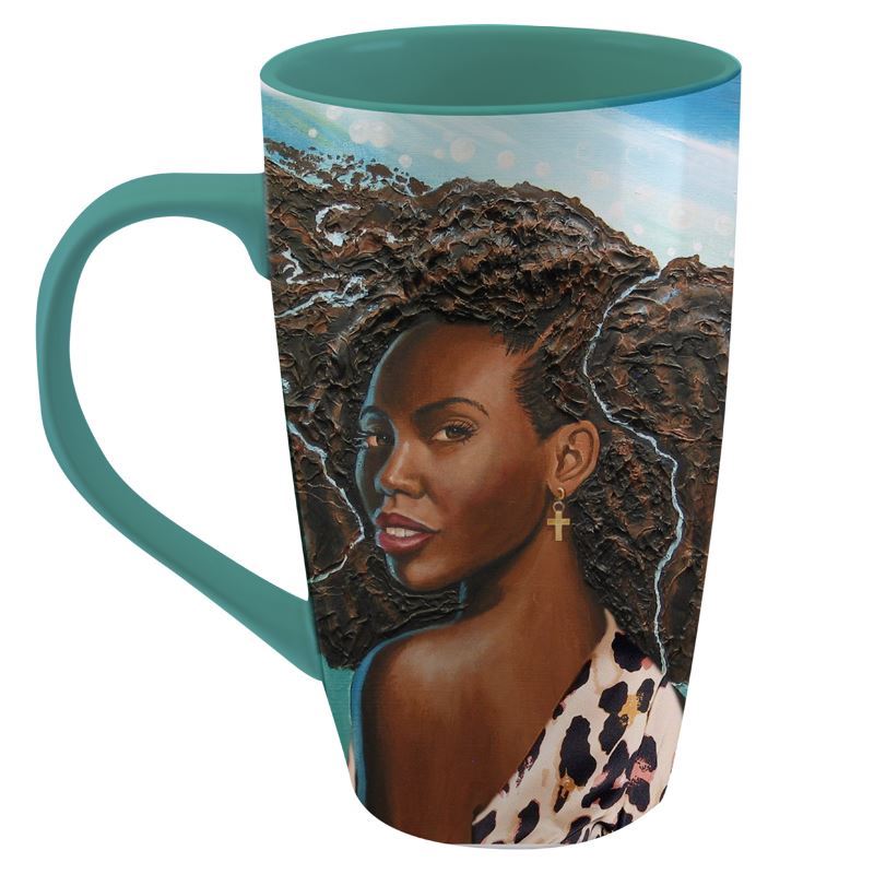 Wonderfully Made Ceramic Latte Mug by Keith Conner