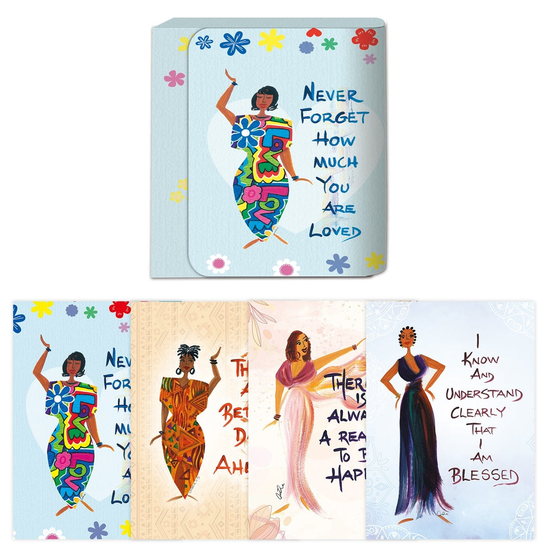 You are Loved by Cidne Wallace: African American Assorted Boxed Note Card Set (Main)