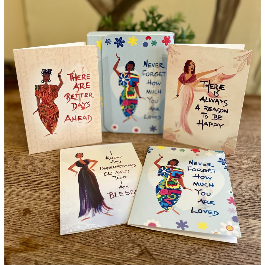 You are Loved by Cidne Wallace: African American Assorted Boxed Note Card Set (Lifestyle)