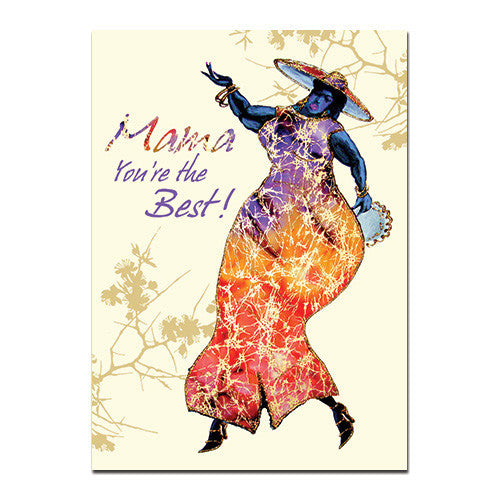 Mama You're the Best: African American Happy Birthday Card
