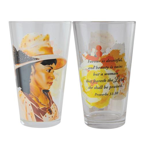 Feareth the Lord: African American Drinking Glass