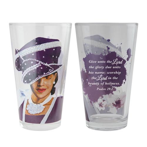 Give Unto the Lord: African American Drinking Glass