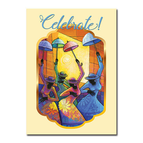 Celebrate: African American Happy Birthday Greeting Card