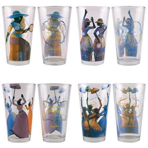 Praise Dancer Collection by D.D. Ike: African American Drinking Glasses