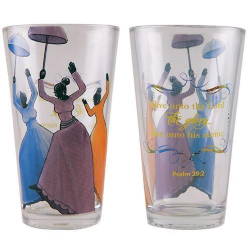 The Glory by D.D. Ike: African American Drinking Glass