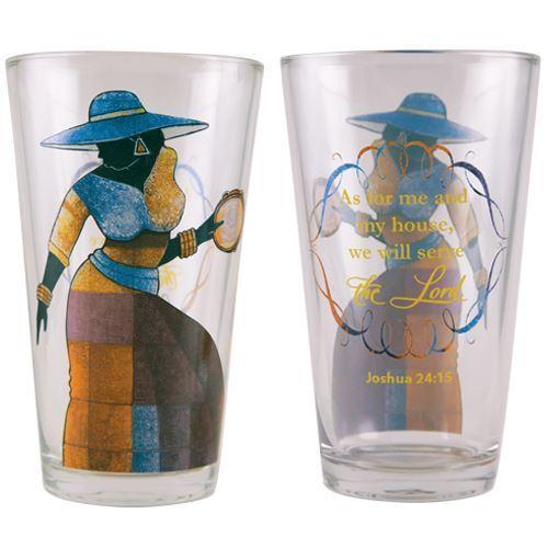 Me and My House by D.D. Ike: African American Drinking Glass