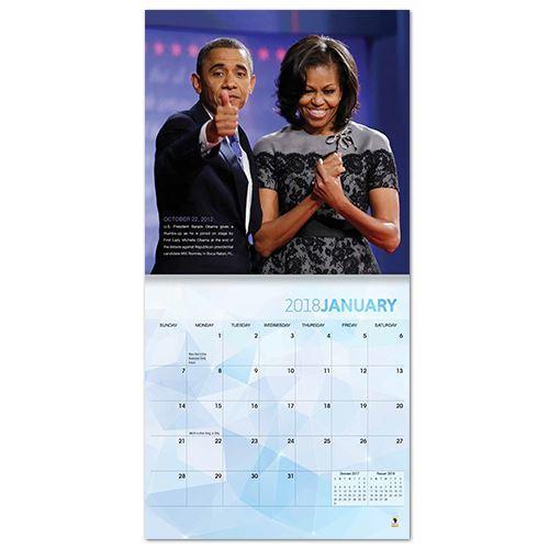 The Obamas: 2018 African American History Calendar by AAE (Interior)