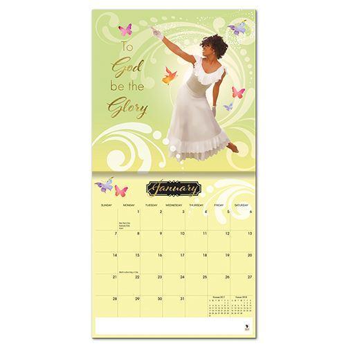 Total Praise: 2018 African American Praise Dance Calendar by AAE (Interior)