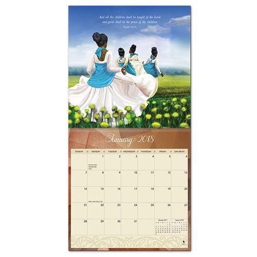 Walking by Faith: 2018 African American Calendar by AAE (Interior)