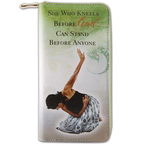 1 of 3: She Who Kneels: African American Womens Wallet/Clutch