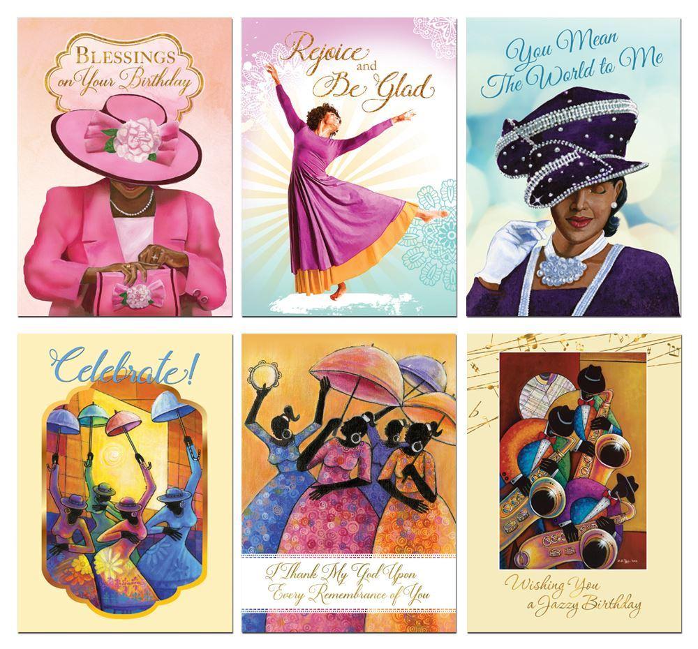 African American All Occasion Card Box Set (Orange)