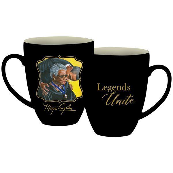 Legends Unite (President Barack Obama & Dr. Maya Angelou): African American Ceramic Mug