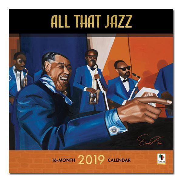 All That Jazz: The Art of Oronde Kairi Johnson (2019 African American Calendar) (Front)