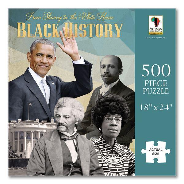 Black History Puzzle-Jigsaw Puzzle-African American Expressions-18x24-500-The Black Art Depot