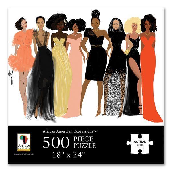 Sister Friends Puzzle-Jigsaw Puzzle-African American Expressions-18x24-500 Pieces-$15.98-The Black Art Depot