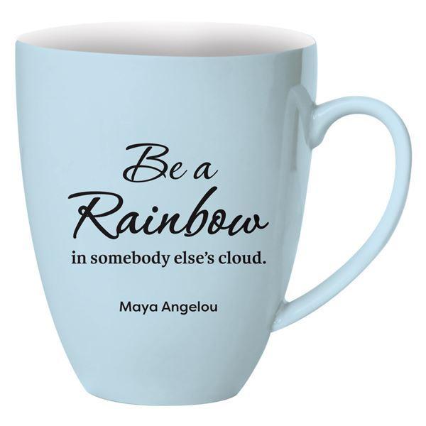 Be a Rainbow (Maya Angelou): African American Ceramic Mug