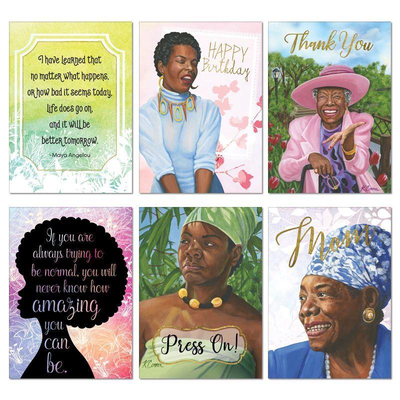 African American All Occasion Greeting Card Box Set (Maya Angelou)