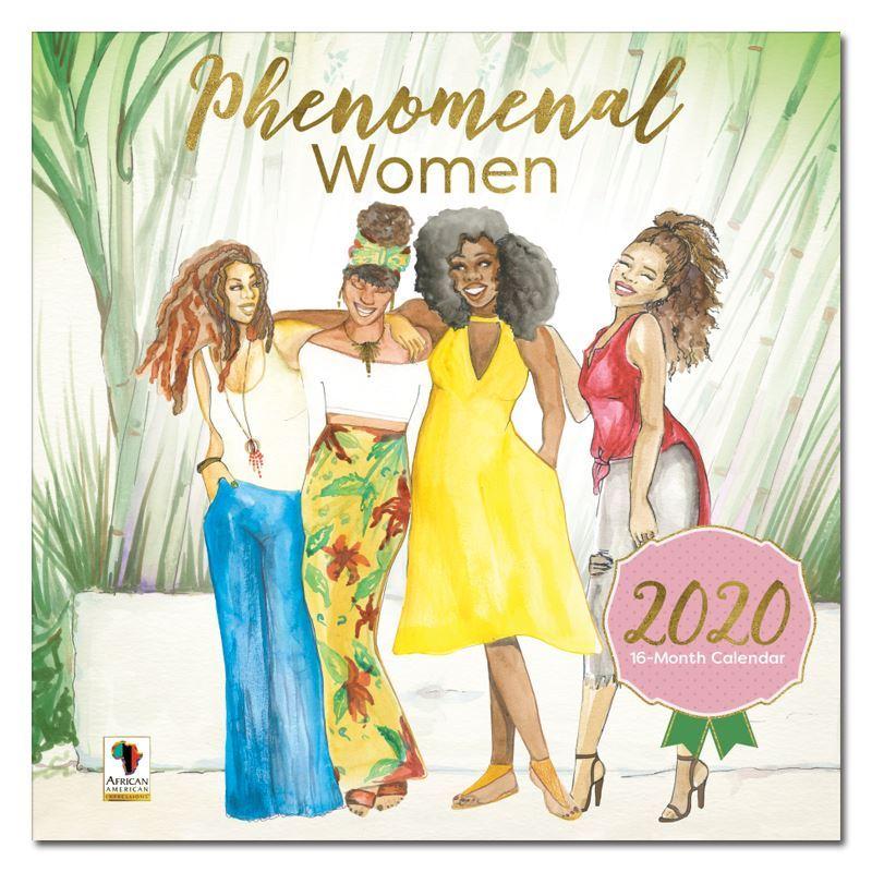 Phenomenal Women by Sarah Myles: African American 2020 Wall Calendar