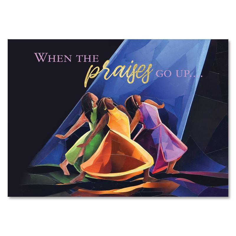 1 of 2: Praises Go Up by Carl M. Crawford: African American Christmas Cards (Box Set of 15)