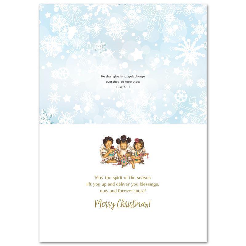 Little Angels: African American Christmas Card Box Set (Interior)