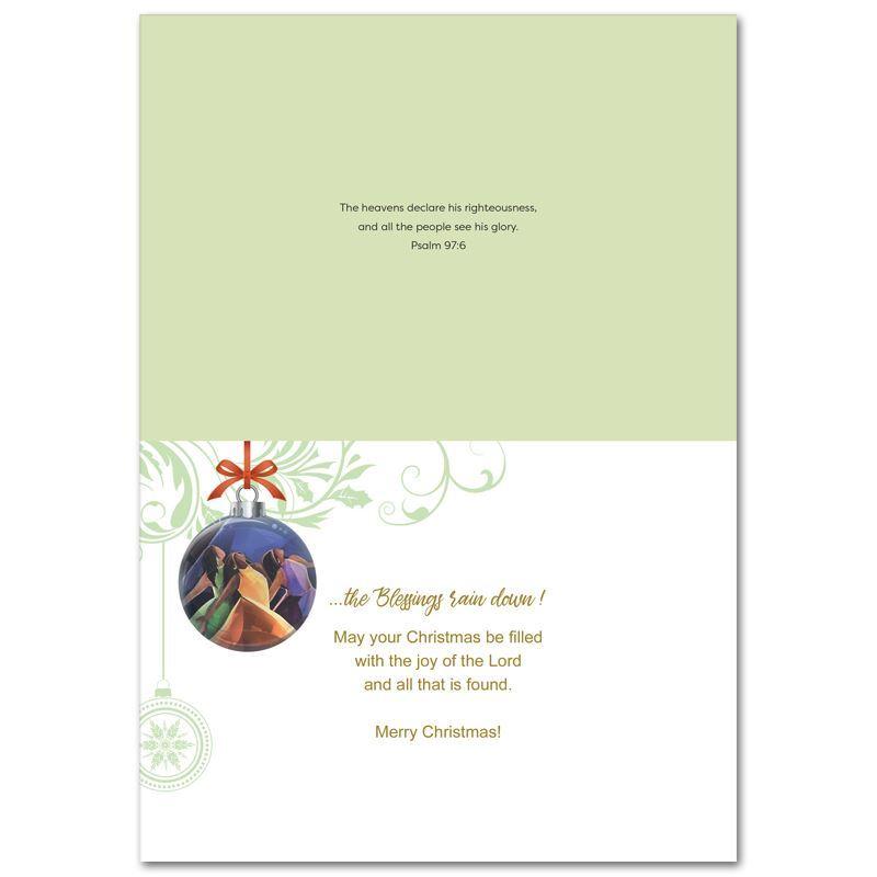 Praises Go Up by Carl M. Crawford: African American Christmas Cards (Box Set of 15) (Interior)