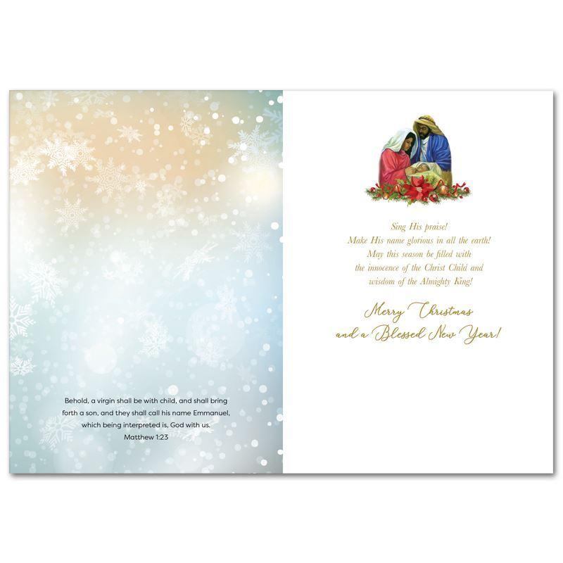 Christmas Blessings by A.C. Smith: African American Christmas Cards (Interior)