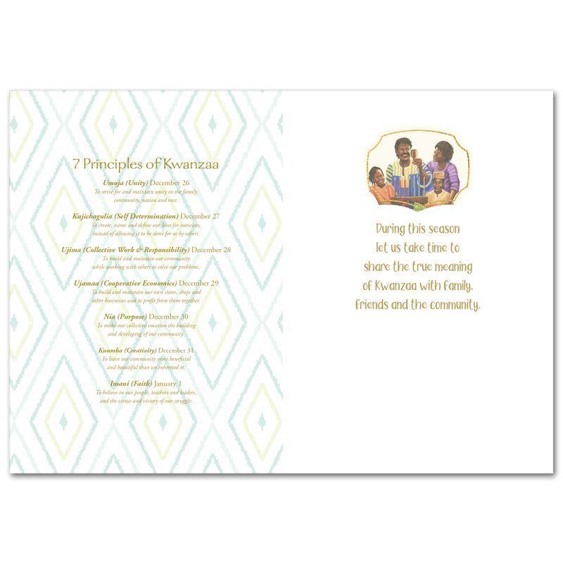 Happy Kwanzaa: Kwanzaa Greeting Card Box Set (Interior)