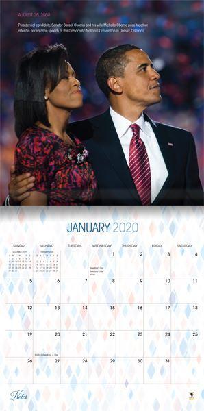 Remembering The Obamas: African American 2020 Wall Calendar (Inside)