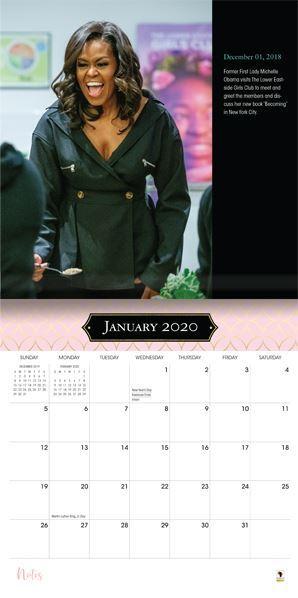 Michelle Obama: Forever First Lady-Calendar-African American Expressions-12x12 inches-Wall Calendar-The Black Art Depot