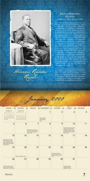 Black History: From Slavery to the White House (2020 African American Calendar) (Inside)