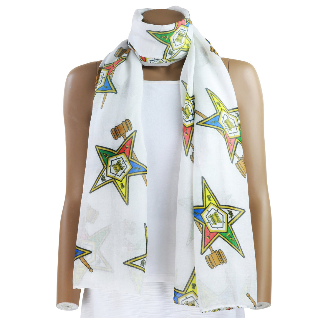 Past Matron Order of the Eastern Star Lightweight Scarf