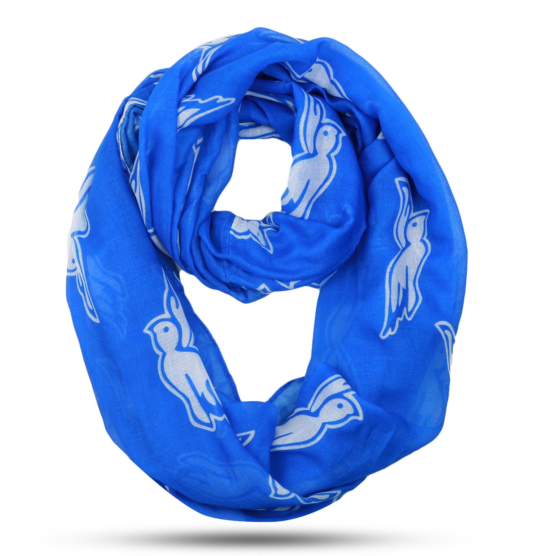 1 of 3: Dove Infinity Scarf-Scarf-Divine Nine Depot-Royal Blue-43x32 inches-The Black Art Depot